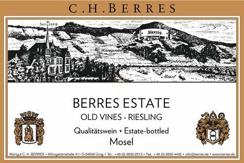 C H Berres Riesling Berres Estate Old Vines Mosel