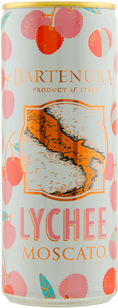 BARTENURA LYCHEE MOSCATO CANS 4X250ML