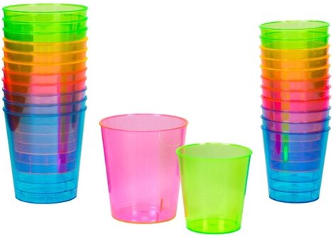 Shot Glasses Dazzle Neon