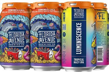 Florida Avenue Luminescence Hazy IPA 4 Pack Cans