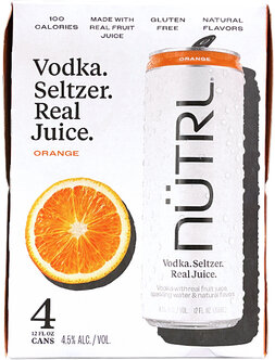 NUTRL ORANGE VODKA SELTZER