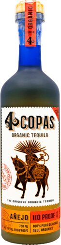 4 Copas Anejo 110 Proof Tequila