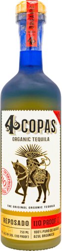 4 Copas Reposado 110 Proof Tequila