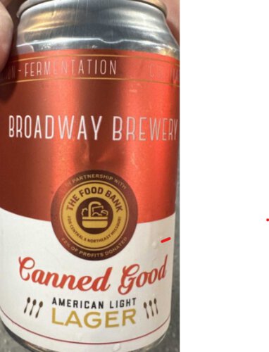 Broadway Canned Good Light Lager