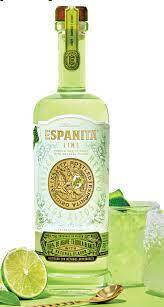 Espanita Small Batch Artisanal Lime 100 De Agave Blanco Tequila