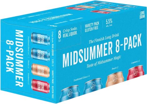 The Finnish Long Drink Mid Summer Variety Pack