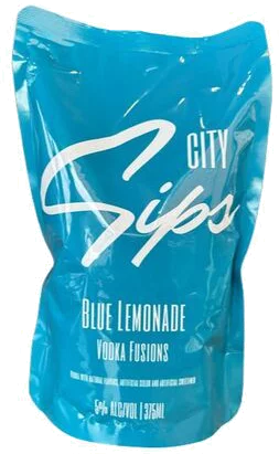 City Sips Blue Lemonade Vodka Fusion Pouches