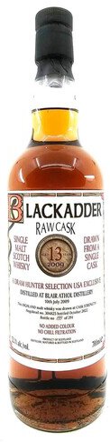 Blackadder Raw Cask Blair Athol 13yr Single Malt Scotch
