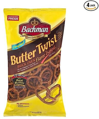 Bachman Butter Twist Brick Oven Flame Baked Pretzels