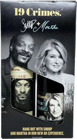 Crimes Snoop Cali Red & Martha Chardonnay 2 Pack