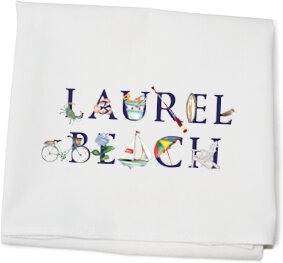 BEACH LAUREL TOWEL