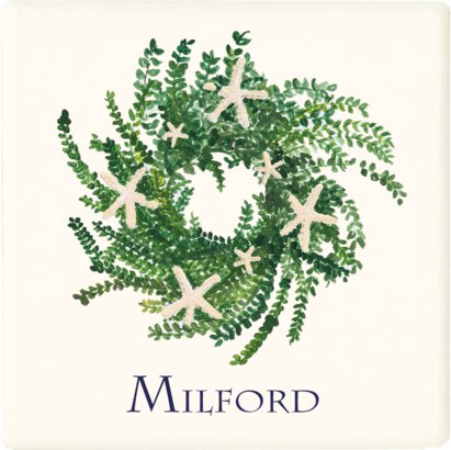 MILFORD WREATH COASTER