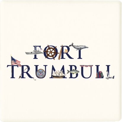 BEACH FORT TRUMBULL COASTER 2PK
