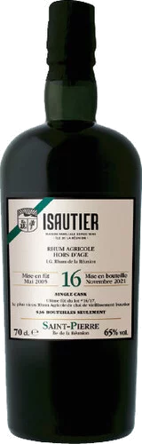 Isautier Rhum Agricole 16yr Sugar Cane Rum 3790btls