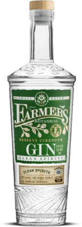 Farmer's Gin Small Batch Botanical Reserve Strength Gin