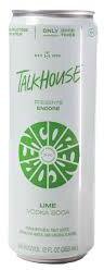 Talkhouse Lime Vodka Soda 4pk