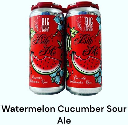 Big Oyster Bite Me Watermelon Cucumber Sour 16oz Cans