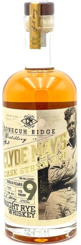 Clyde May's Aged 9 Years Non Chill Filtered Cask Strength Rye Whiskey 113 Proof
