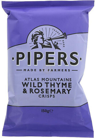 Piper's Crisps Thyme & Rosemary