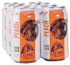 Climb Hard Cider Co Peach Cider