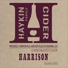 Haykin Cidery Harrison Dry Cider