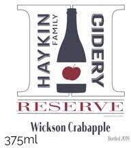 Haykin Family Cider Reserve Wickson Crabapple