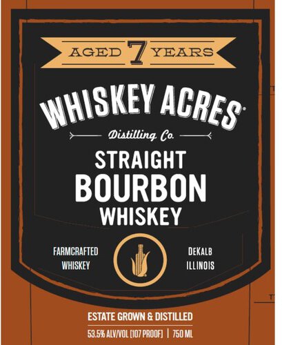 Whiskey Acres 7 Year Bourbon