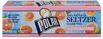 Polar Seltzer Grapefruit 24pk 12oz Cans