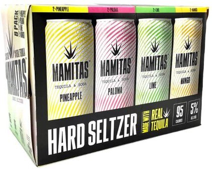 Mamitas Tequila & Soda Hard Seltzer Variety Pack