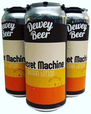 Dewey Secret Machine Suntan Lotion Sour 16oz Cans