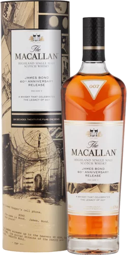 Macallan James Bond 60th Anniv Decade 5