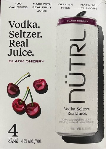 Nutrl Black Cherry Vodka Seltzer RTD
