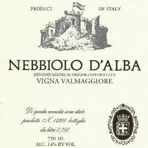 Bruno Giacosa Nebbiolo D'alba Valmaggiore