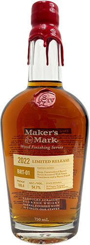 Maker's Mark Wood Finishing Series BRT-01 Bourbon Whiskey