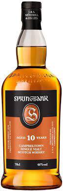 Springbank 10 Year Old Campbeltown Single Malt Scotch
