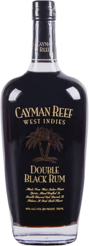 Cayman Reef Double Black Rum West Indies