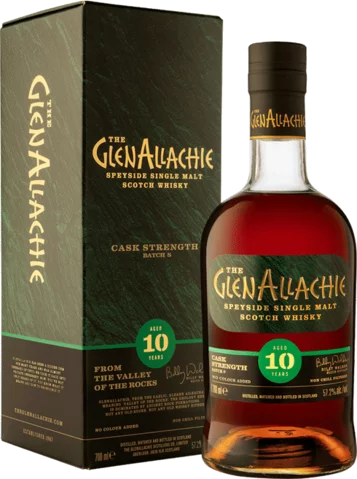 GlenAllachie 10 Years Old Batch 8 Cask Strength Speyside Single Malt Scotch Whisky