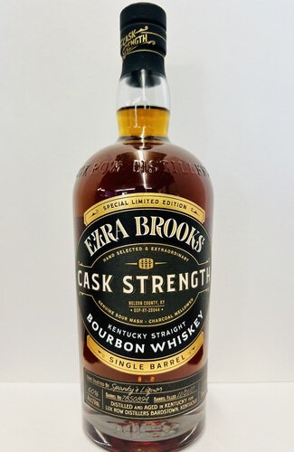 Ezra Brooks Cask Strength Single Barrel Bourbon