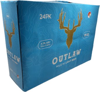 Outlaw Mile Hi Light Beer