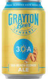 Grayton Beer Co 30a Beach Blonde Ale Beer Craft & Import
