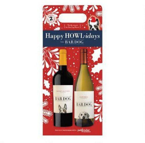 Bar Dog Happy Howl Idays Gift Set Chardonnay And Cabernet Sauvignon Cal
