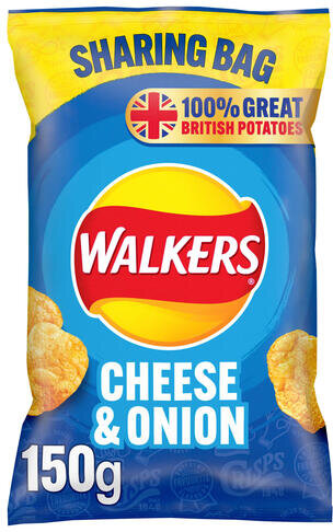 Walkers Cheese Onion Crisps