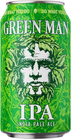 Green Man IPA cans