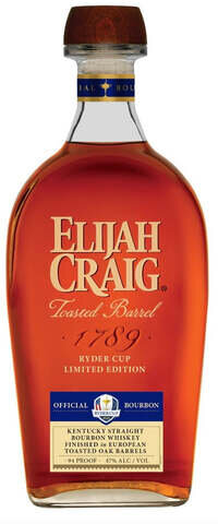Elijah Craig Ryder Cup Kentucky Straight Bourbon 2023
