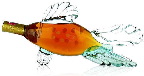 Fish With Diamond 9 Years Old Brandy Giftset