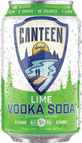 Canteen Spirits Lime Vodka Soda