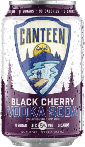 Canteen Black Cherry Vodka Soda