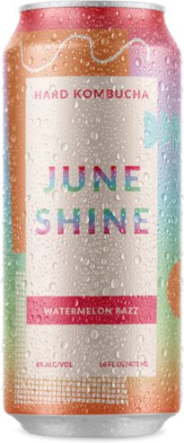 Juneshine Kombucha Watermelon Raspberry 16oz Cn