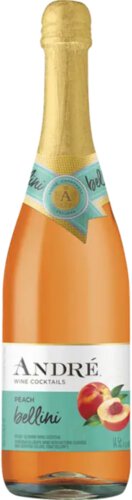 Andre Peach Bellini Sparkling Wine Cocktail