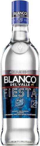 Blanco Del Valle Aguardiente Fiesta Sin Azucar